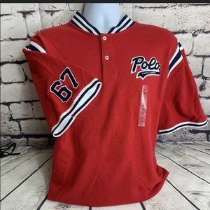 Polo Ralph Lauren mens baseball collar shirt